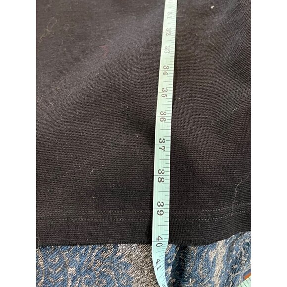 Vintage Outlander Black Sweater Dress Silver Sequin Long Sleeve Sheath Petite S - Picture 10 of 10